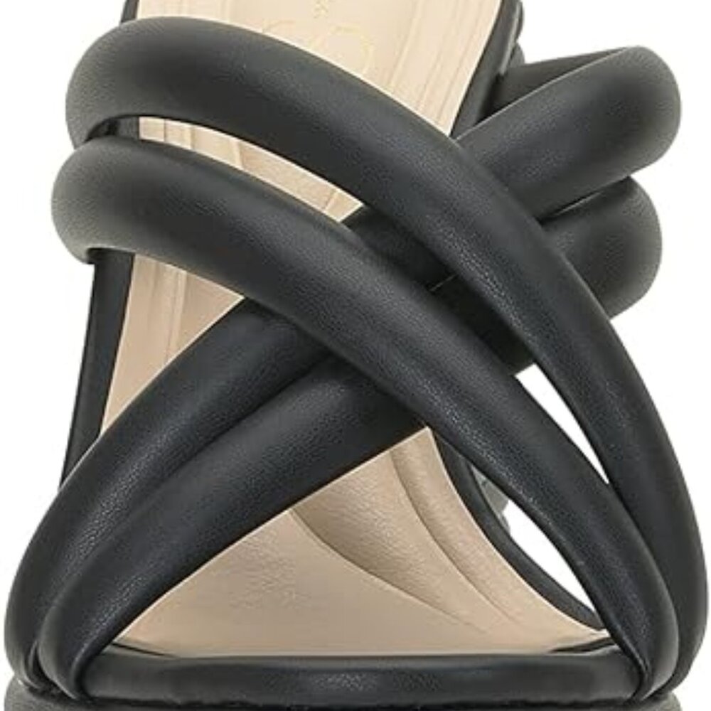 Jessica Simpson Womens Citlali Faux Leather Slip-On Wedge Sandals size 7.5 - Picture 6 of 10
